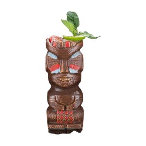 Kubek tiki ceramiczny do koktajli, wiele wzorów, 250-770 ml - wariant wzór W2, 450 ml