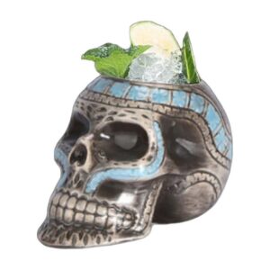 Kubek tiki ceramiczny do koktajli, wiele wzorów, 250-770 ml - wariant wzór AD, 390 ml
