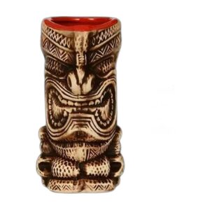 Kubek tiki ceramiczny do koktajli, wiele wzorów, 250-770 ml - wariant wzór AC, 450 ml
