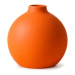 Mały wazon ceramiczny matowy z wąską szyjką, nordycki, 3 kolory - zdjęcie główne