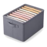 Organizer na ubrania do szafy 44 x 30 x 20 cm, składany, z przegródkami - zdjęcie główne