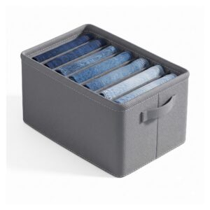 Organizer na ubrania do szafy 44 x 30 x 20 cm, składany, z przegródkami - wariant 7 przegródek