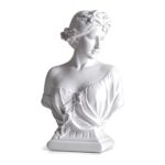 Popiersie Wenus z żywicy 29 cm, biała figurka greckiej bogini - zdjęcie główne
