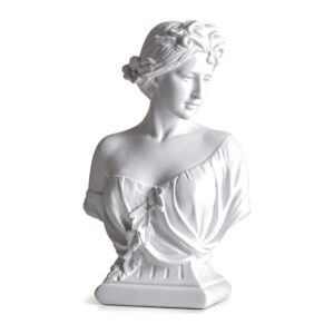Popiersie Wenus z żywicy 29 cm, biała figurka greckiej bogini - zdjęcie główne