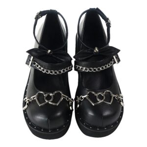 Buty Damskie Punk Goth - Łańcuch