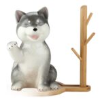 Ceramiczna Figurka Lis - Dekoracyjny Wieszak Na Klucze
