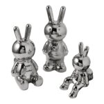 Uroczy Ceramiczny Królik - Elegancka Dekoracja