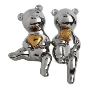 Luksusowy Niedźwiedź Ornament  - Figurka Ceramiczna