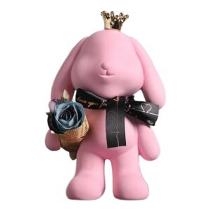 Nordyckie Uroki - Rzeźbione Figurki Eyeless Królika z Żywicy