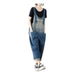 Modne drukowane ogrodniczki hip-hopowe – styl streetwear