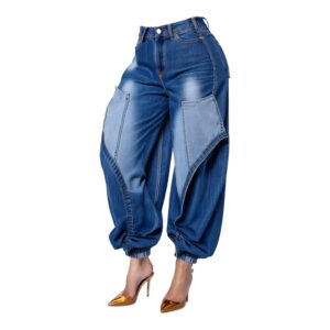 Damskie Jeansy Jogger Harem – Wygodne, Stylowe
