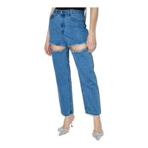 Damskie Jeansy– Luźne Spodnie Denim Straight Fit