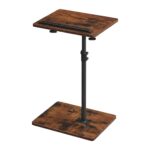Stolik pomocniczy z obrotowym blatem, regulacja wysokości 51-75 cm - zdjęcie główne