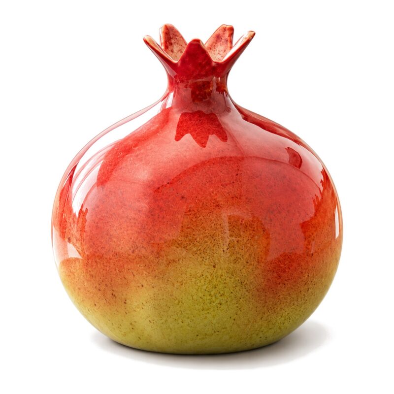 Wazon ceramiczny granat, mały wazonik na kwiaty, 8, 12 lub 16 cm - zdjęcie główne