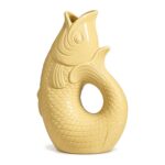 Wazon ceramiczny w kształcie karpia, szkliwiony, 26,5 lub 31,5 cm - zdjęcie główne
