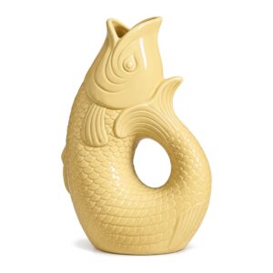 Wazon ceramiczny w kształcie karpia, szkliwiony, 26,5 lub 31,5 cm - zdjęcie główne