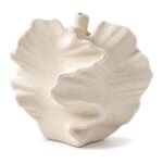 Wazon ceramiczny koralowy na suszone kwiaty, matowy, 12,6 cm - zdjęcie główne